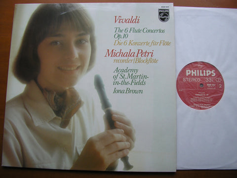 VIVALDI: FLUTE CONCERTOS Op. 10       MICHALA PETRI / ACADEMY OF ST MARTIN IN THE FIELDS / BROWN        9500 942