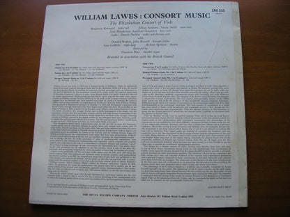 LAWES: CONSORT MUSIC     THE ELIZABETHAN CONSORT / DART      ZRG 555