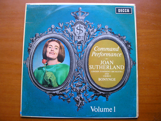 SXL 6073  COMMAND PERFORMANCE Volume 1: OPERA ARIAS      JOAN SUTHERLAND / LONDON SYMPHONY / BONYNGE      ED1