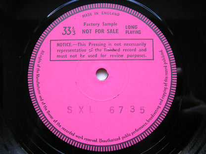 STRAVINSKY: THE RITE OF SPRING     MAAZEL / VIENNA PHILHARMONIC     test pressing   SXL 6735