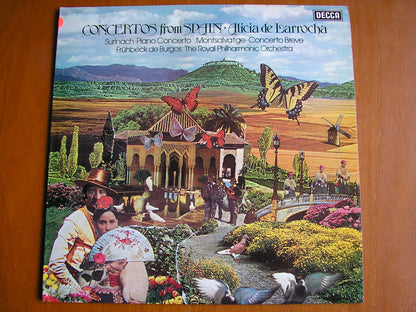 CONCERTOS FROM SPAIN: MONTSALVAGE  Concerto Breve / SURINACH Piano Concerto      LARROCHA / ROYAL PHILHARMONIC / DE BURGOS   test pressing     SXL 6757