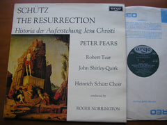 SCHUTZ: THE RESURRECTION      SOLOISTS /HEINRICH SCHUTZ CHOIR / NORRINGTON      ZRG 639