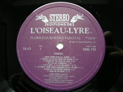 PURCELL: SONGS & AIRS     KIRKBY / ROOLEY / HOGWOOD      DSDL 713