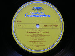 MAHLER: SYMPHONY No. 5 / RUCKERT LIEDER     SCHWARZ / CHICAGO SYMPHONY / CLAUDIO ABBADO    2 LP    2707 128