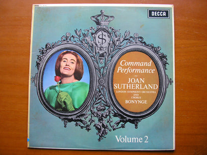 SXL 6074  COMMAND PERFORMANCE Volume 2:  ARIAS & SONGS      JOAN SUTHERLAND / LONDON SYMPHONY / BONYNGE    ED1