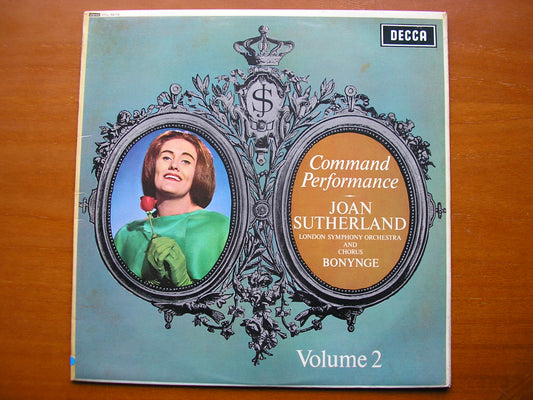 SXL 6074  COMMAND PERFORMANCE Volume 2:  ARIAS & SONGS      JOAN SUTHERLAND / LONDON SYMPHONY / BONYNGE    ED1
