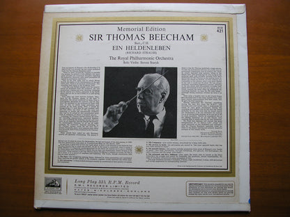 STRAUSS: EIN HELDENLEBEN     BEECHAM / ROYAL PHILHARMONIC     ASD 421