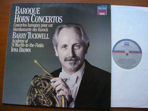 BAROQUE HORN CONCERTOS: ROLLIG / KNECHTL / REINHARDT / QUANTZ / GRAUN      TUCKWELL / ASMIF / BROWN     417 406