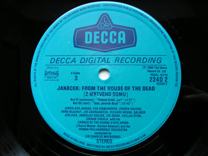 JANACEK: FROM THE HOUSE OF THE DEAD     SOLOISTS / VIENNA STATE OPERA / VPO / MACKERRAS    2LP     D224D2