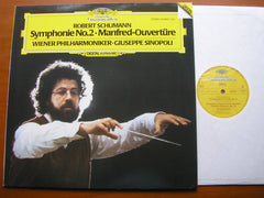 SCHUMANN: SYMPHONY No. 2 / MANFRED OVERTURE     SINOPOLI / VIENNA PHILHARMONIC    410 863