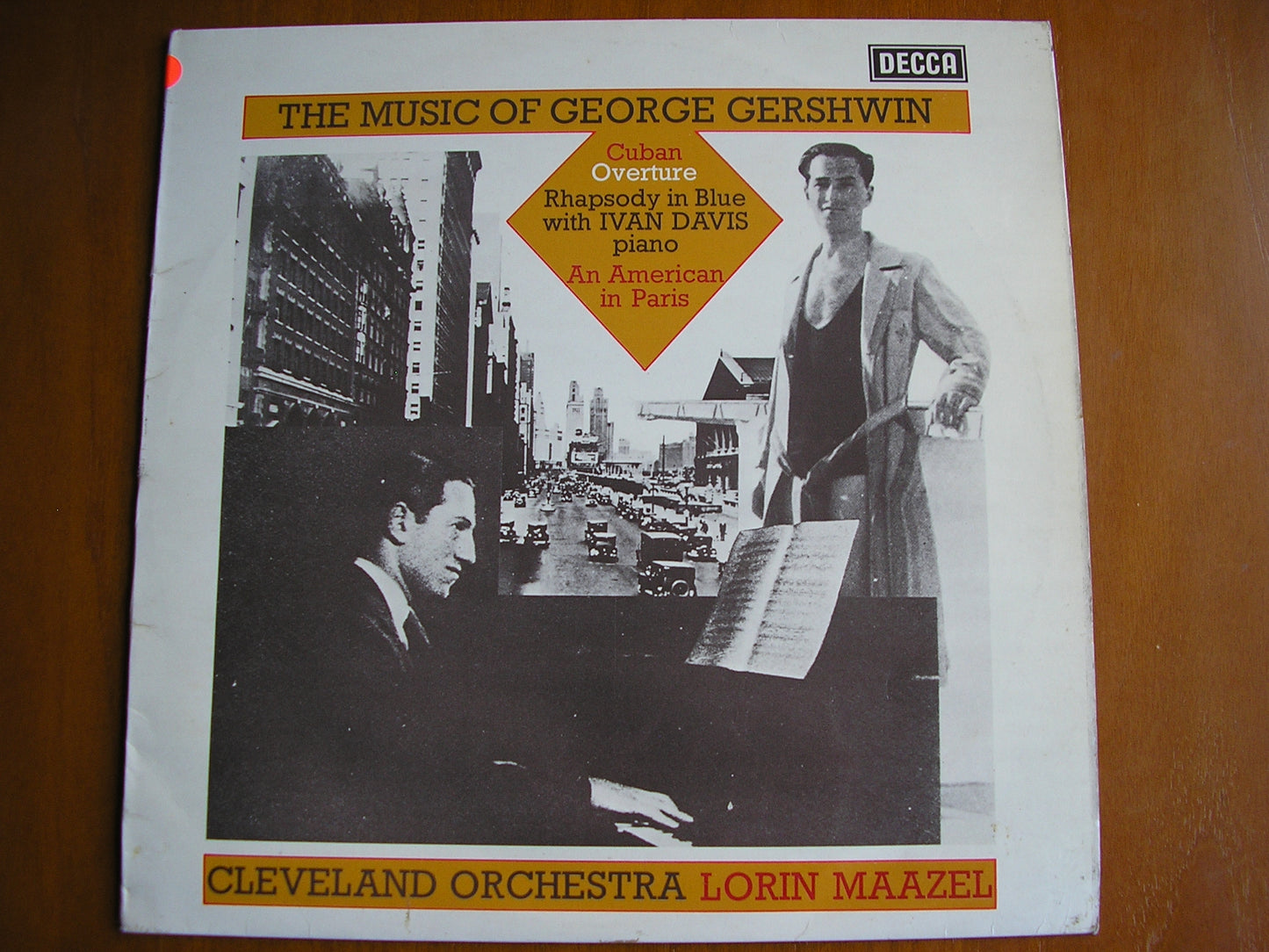 GERSHWIN: CUBAN OVERTURE / RHAPSODY IN BLUE / AN AMERICAN IN PARIS    DAVIS / CLEVELAND ORCHESTRA / MAAZEL    test pressing     SXL 6727