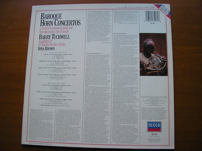 BAROQUE HORN CONCERTOS: ROLLIG / KNECHTL / REINHARDT / QUANTZ / GRAUN      TUCKWELL / ASMIF / BROWN     417 406