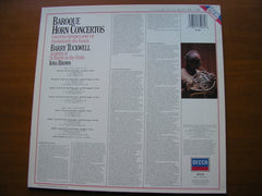 BAROQUE HORN CONCERTOS: ROLLIG / KNECHTL / REINHARDT / QUANTZ / GRAUN      TUCKWELL / ASMIF / BROWN     417 406