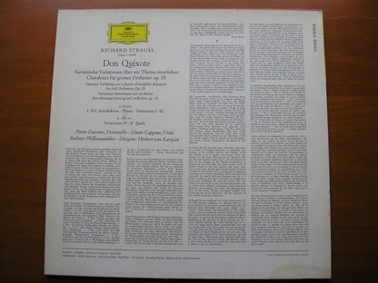 STRAUSS: DON QUIXOTE    FOURNIER / BERLIN PHILHARMONIC / KARAJAN     139 009