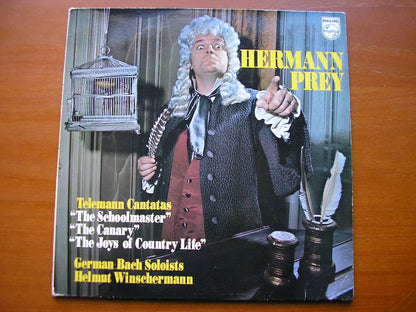 TELEMANN: THREE CANTATAS     PREY / GERMAN BACH SOLOISTS / WINSCHERMANN     6500 116
