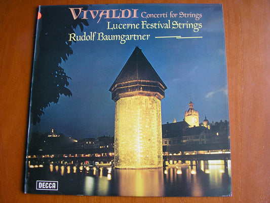 VIVALDI: TWO SINFONIAS / FOUR CONCERTOS FOR STRINGS     BAUMGARTNER / LUCERNE FESTIVAL STRINGS   test pressing     SXL 6628