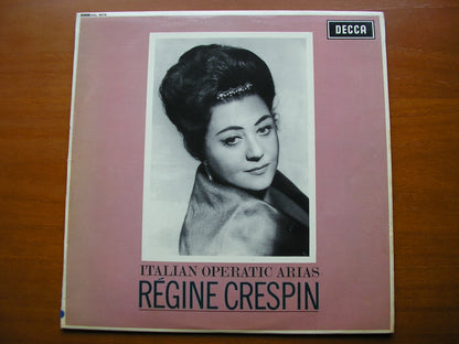 SXL 6075  ITALIAN ARIAS: VERDI / PONCHIELLI / BOITO / MASCAGNI / PUCCINI     CRESPIN / OROHCG / DOWNES     ED1