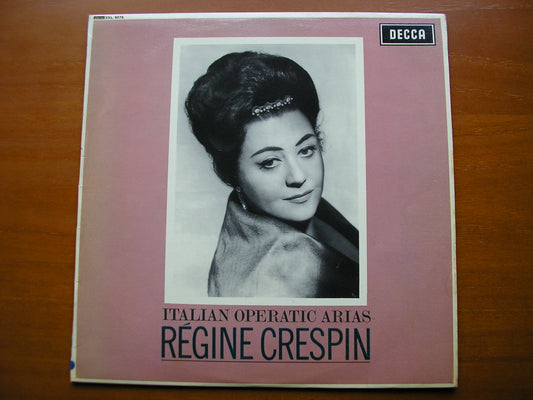 SXL 6075  ITALIAN ARIAS: VERDI / PONCHIELLI / BOITO / MASCAGNI / PUCCINI     CRESPIN / OROHCG / DOWNES     ED1