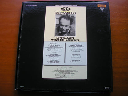 MAHLER: SYMPHONIES Nos. 5 & 6    MAAZEL / VIENNA PHILHARMONIC   D3 37875