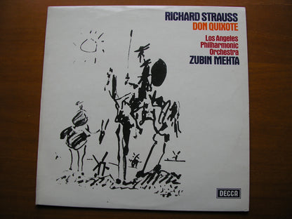 STRAUSS: DON QUIXOTE       REHER / LOS ANGELES PHILHARMONIC / MEHTA      SXL 6634