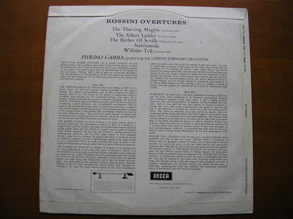 SXL 2266  ROSSINI: FIVE OVERTURES     GAMBA / LONDON SYMPHONY     ED1