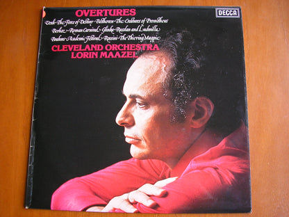OVERTURES: VERDI / BEETHOVEN / BERLIOZ / GLINKA / BRAHMS / ROSSINI      MAAZEL / CLEVELAND ORCHESTRA   test pressing    SXL 6782