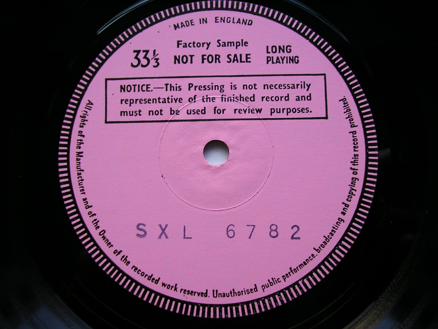 OVERTURES: VERDI / BEETHOVEN / BERLIOZ / GLINKA / BRAHMS / ROSSINI      MAAZEL / CLEVELAND ORCHESTRA   test pressing    SXL 6782