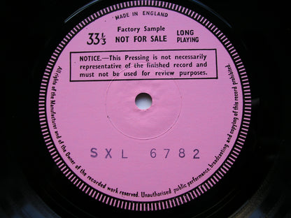 OVERTURES: VERDI / BEETHOVEN / BERLIOZ / GLINKA / BRAHMS / ROSSINI      MAAZEL / CLEVELAND ORCHESTRA   test pressing    SXL 6782