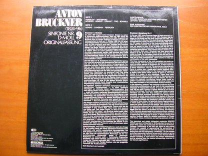 BRUCKNER: SYMPHONY No. 9     GUNTER WAND / COLOGNE RADIO SYMPHONY ORCHESTRA       065-99 804