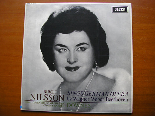 SXL 6077  GERMAN OPERA ARIAS: BEETHOVEN / WEBER / WAGNER       NILSSON / OROHCG / DOWNES      ED1