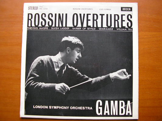 SXL 2266  ROSSINI: FIVE OVERTURES     GAMBA / LONDON SYMPHONY    ED4