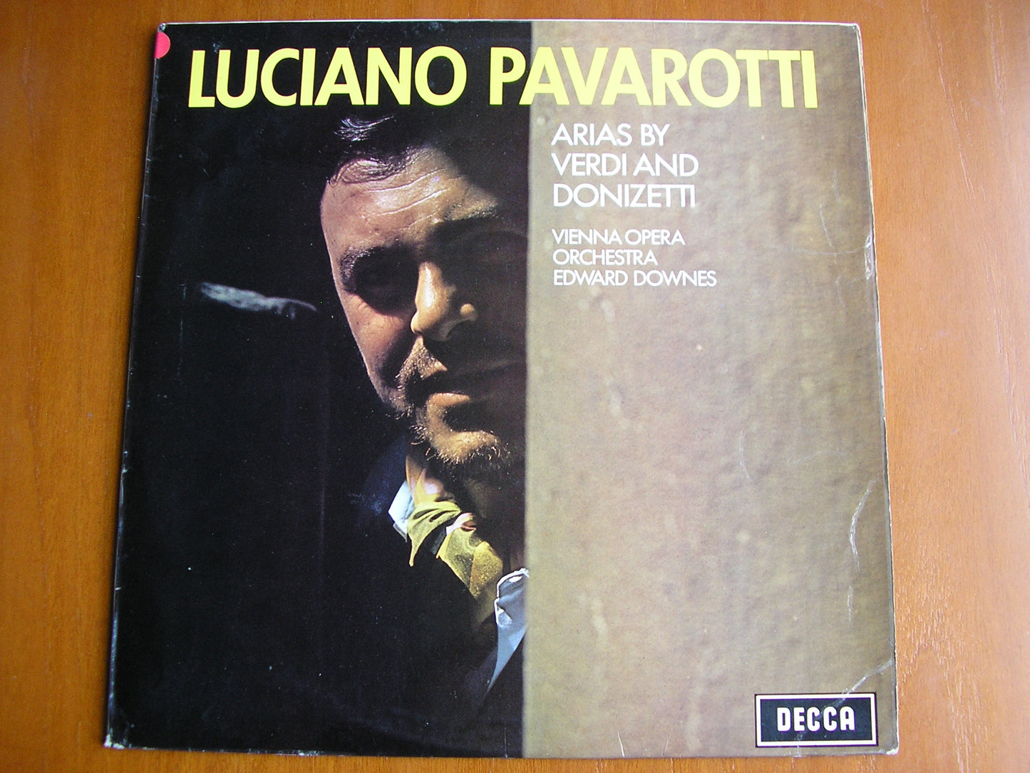 PAVAROTTI SINGS ARIAS BY VERDI & DONIZETTI         PAVAROTTI / VIENNA OPERA ORCHESTRA / DOWNES    test pressing   SXL 6377
