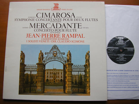 CIMAROSA & MERCADANTE: MUSIC FOR FLUTE       RAMPAL / SCIMONE / I SOLOISTI VENETI / SCIMONE     STU 70752