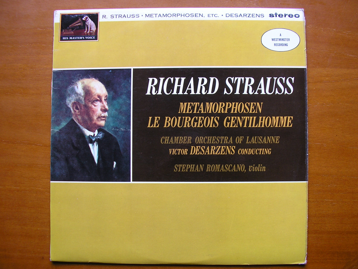STRAUSS: METAMORPHOSEN / LE BOURGEOIS GENTILHOMME       DESARZENS / LAUSANNE CHAMBER ORCHESTRA     CSD 1558
