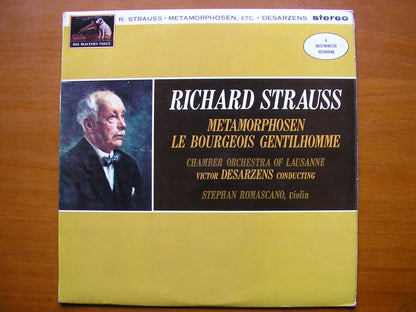 STRAUSS: METAMORPHOSEN / LE BOURGEOIS GENTILHOMME       DESARZENS / LAUSANNE CHAMBER ORCHESTRA     CSD 1558