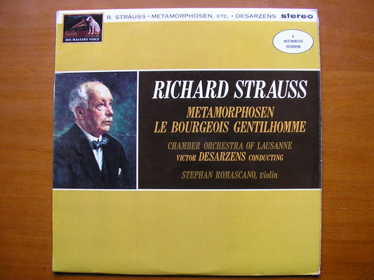 STRAUSS: METAMORPHOSEN / LE BOURGEOIS GENTILHOMME       DESARZENS / LAUSANNE CHAMBER ORCHESTRA     CSD 1558