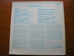 20th CENTURY BRITISH OVERTURES: ALWYN / CHAGRIN / ARNOLD / BUSH / LEIGH / RAWSTHORNE      LSO / LPO / NPO         SRCS 95