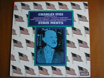 IVES: SYMPHONY No. 2 / VARIATIONS / DECORATION DAY     MEHTA / LOS ANGELES PHILHARMONIC    test pressing    SXL 6753