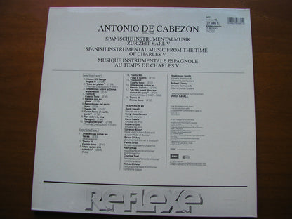 CABEZON: INSTRUMENTAL MUSIC    HESPERION XX / JORDI SAVALL    27 0385