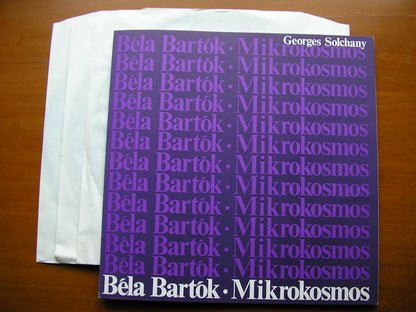 BARTOK: MIKROSMOS    153 PIANO PIECES in 6 VOLUMES (1926 - 1939)      GEORGES SOLCHANY    3LP      181 14 001-3