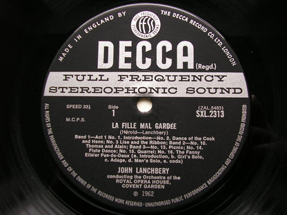 SXL 2313  HEROLD: LA FILLE MAL GARDEE      LANCHBERY / OROHCG      ED3