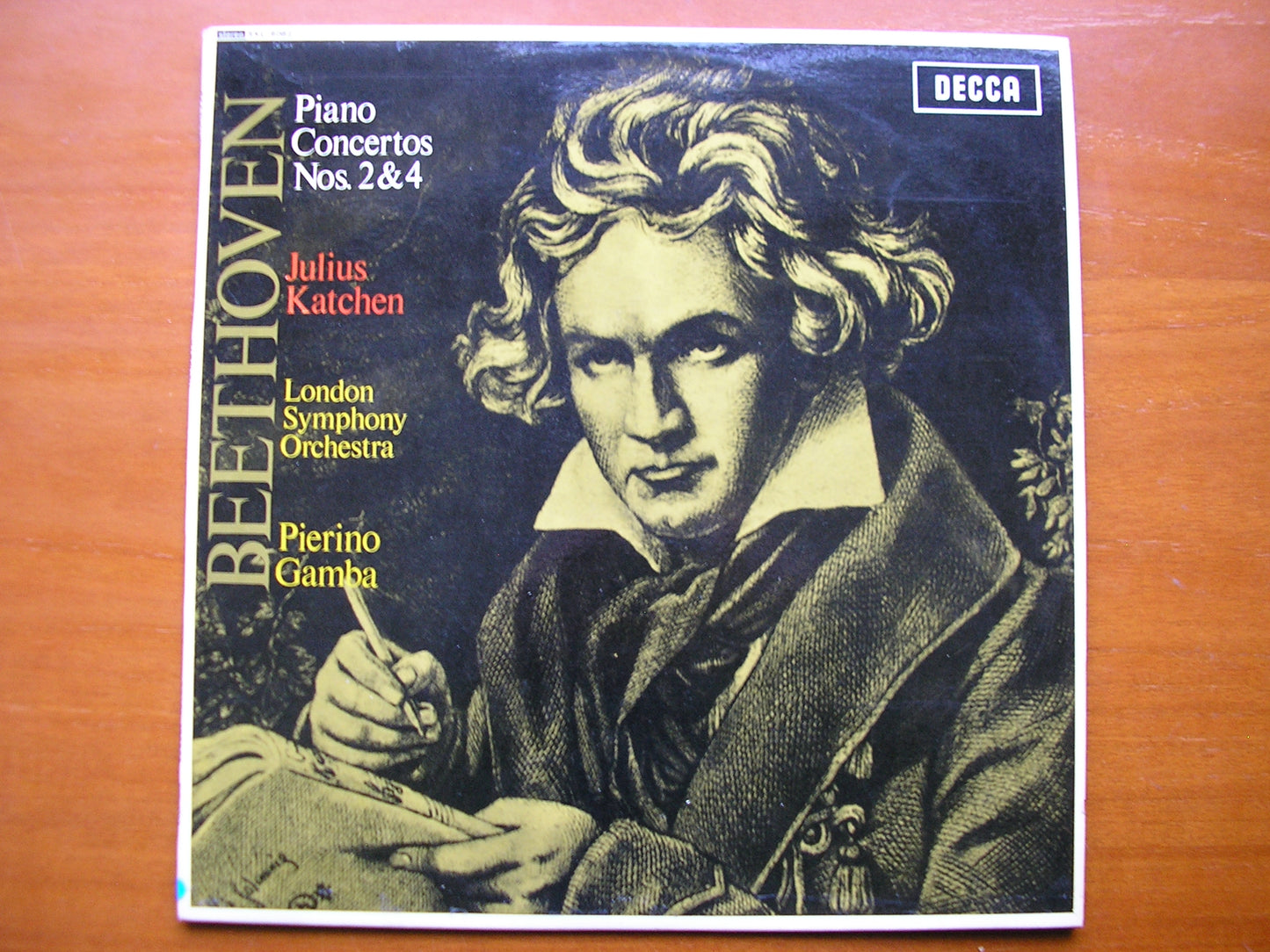 SXL 6082  BEETHOVEN: PIANO CONCERTOS Nos. 2 & 4       KATCHEN / LONDON SYMPHONY / GAMBA      ED1