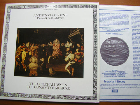 HOLBORNE: PAVANS & GALLIARDS     THE GUILDHALL WAITS / THE CONSORT OF MUSICKE       DSLO 569