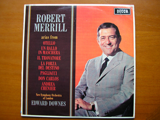 SXL 6083  ROBERT MERRILL SINGS OPERA ARIAS: VERDI / LEONCAVALLO / GIORDANO      NEW SYMPHONY ORCHESTRA / DOWNES      ED1