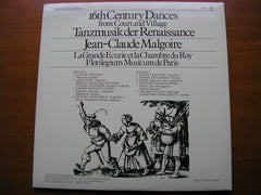 16th CENTURY DANCES FROM COURT & VILLAGE     MALGOIRE / LE GRANDE ECURIE ET LA CHAMBRE DU ROY    76183