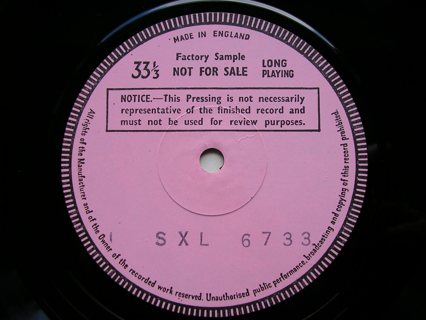 CHOPIN: 24 PRELUDES Op. 28 / BERCEUSE Op. 57     ALICIA DE LARROCHA    test pressing    SXL 6733