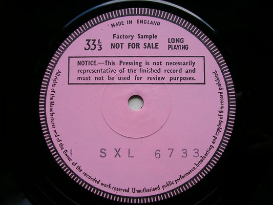 CHOPIN: 24 PRELUDES Op. 28 / BERCEUSE Op. 57     ALICIA DE LARROCHA    test pressing    SXL 6733