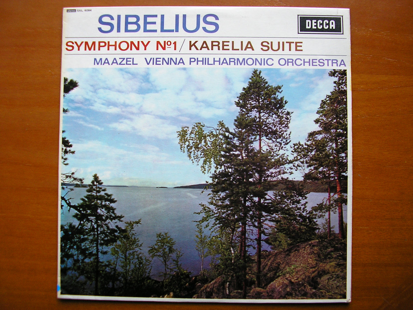 SXL 6084  SIBELIUS: SYMPHONY No. 1 / KARELIA SUITE      MAAZEL / VIENNA PHILHARMONIC     ED1