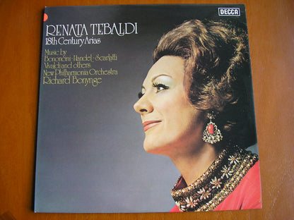 RENATA TEBALDI SINGS ARIAS & SONGS OF THE 18th CENTURY        TEBALDI / NEW PHILHARMONIA / BONYNGE    test pressing   SXL 6629