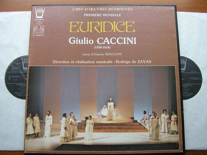CACCINI: EURIDICE     SOLOISTS / INSTRUMENTAL ENSEMBLE / ZAYAS      2LP      ARN 238023